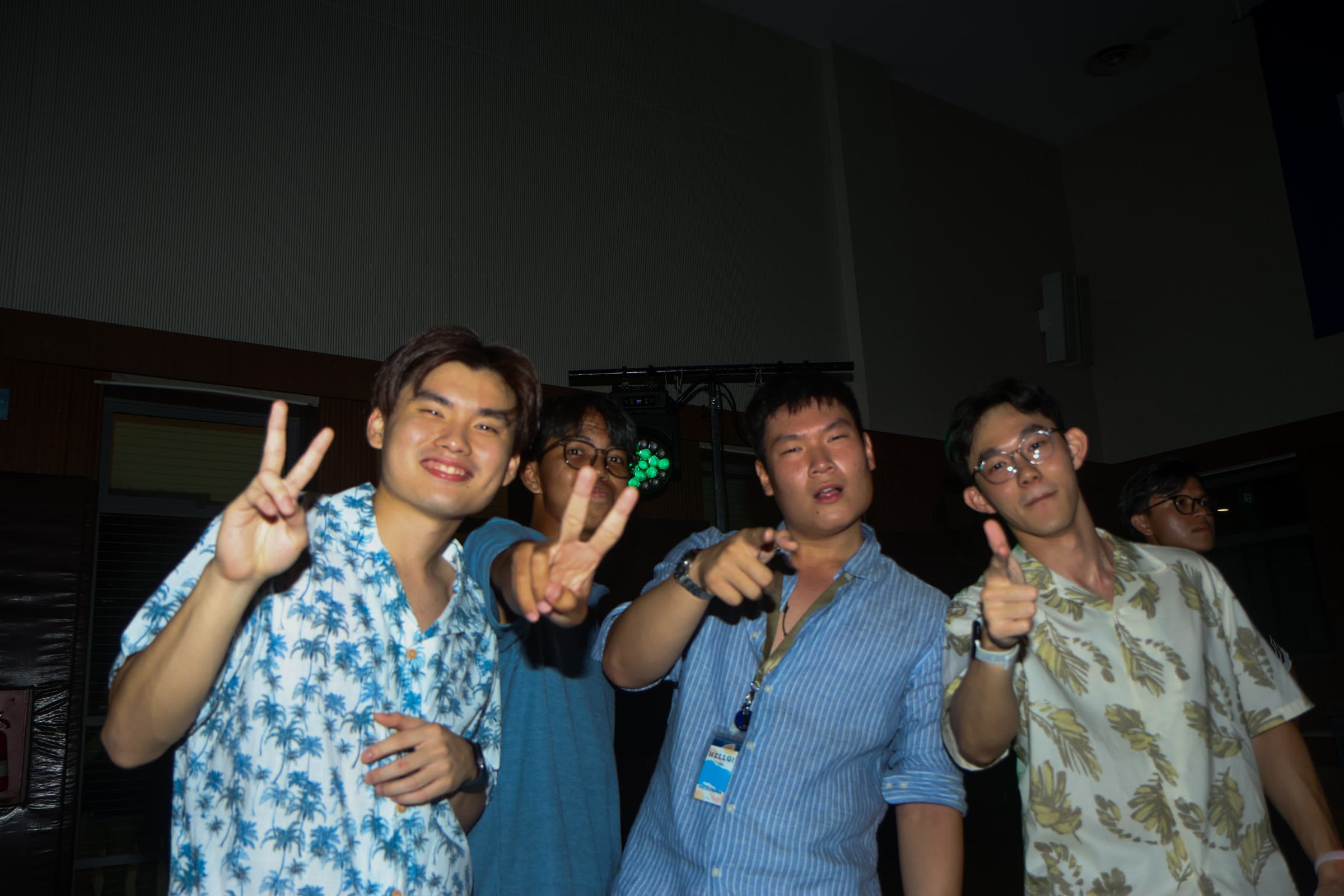 NUS College friends out at night